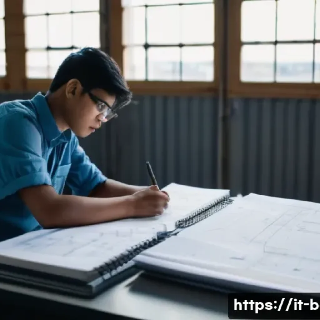 건축전기설비기사 합격자 후기 인터뷰 - The Aspiring Electrical Engineer's Journey**
"A determined young person, gender-neutral, wearing...